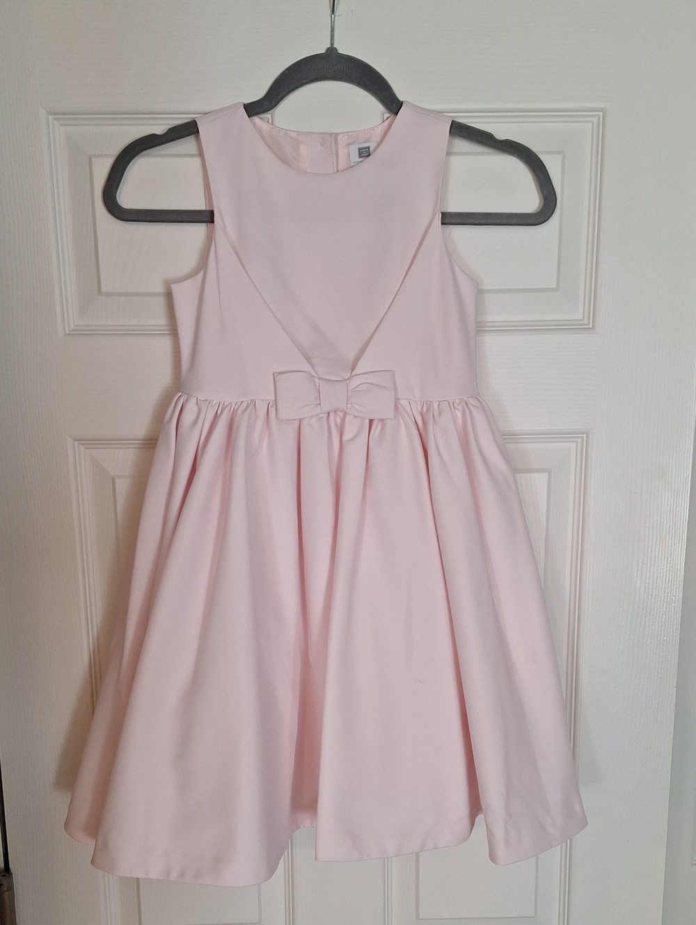 Janie and Jack Light Pink Sleeveless Bow Dress